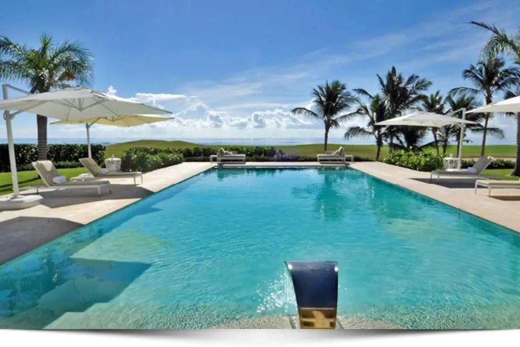 بونتا كانا Luxury 9-Bedroom Ocean And Golf Front Mansion With Full Service Staff In Exclusive Resort